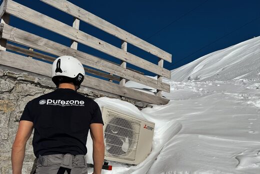 Purezone intervient même en montagne à 2 765 m d’altitude ! 🏔❄️
